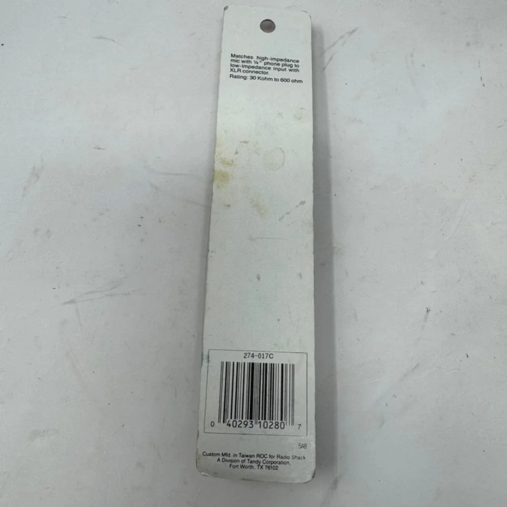 RadioShack XLR Audio Adapter Transformer 274-017C 274-014 RCA Sony Lot